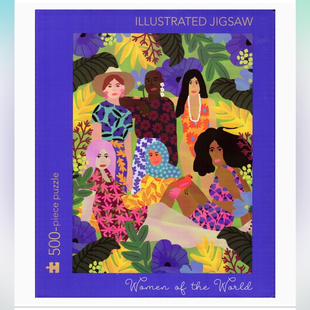 Women of the World Illustrated Jigsaw Puzzle - Purple
